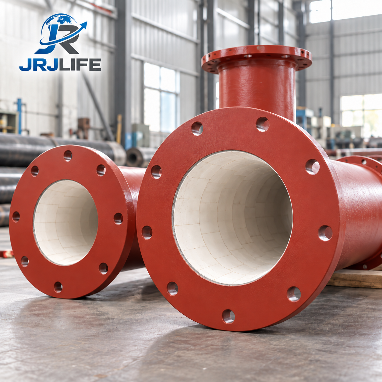 Straight pipe and tee configurations